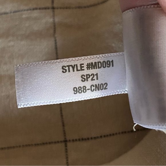 Madewell Linen Pleated Taper Wide-Leg Pants Windowpane Lagenlook Quiet Luxury 2 - Picture 10 of 10